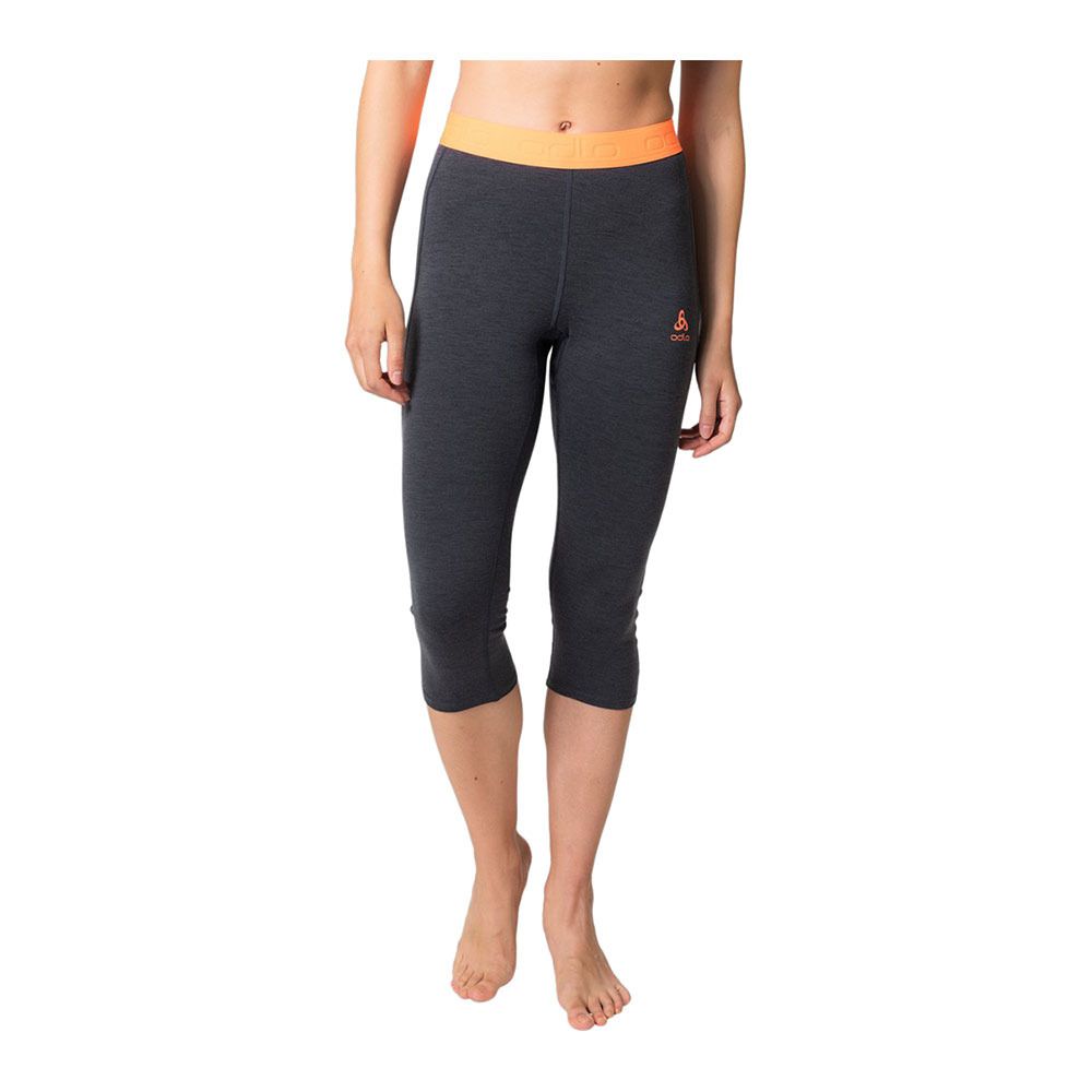 Odlo REVELSTOKE PW 150 - Sous-couche Femme india ink melange/live wire