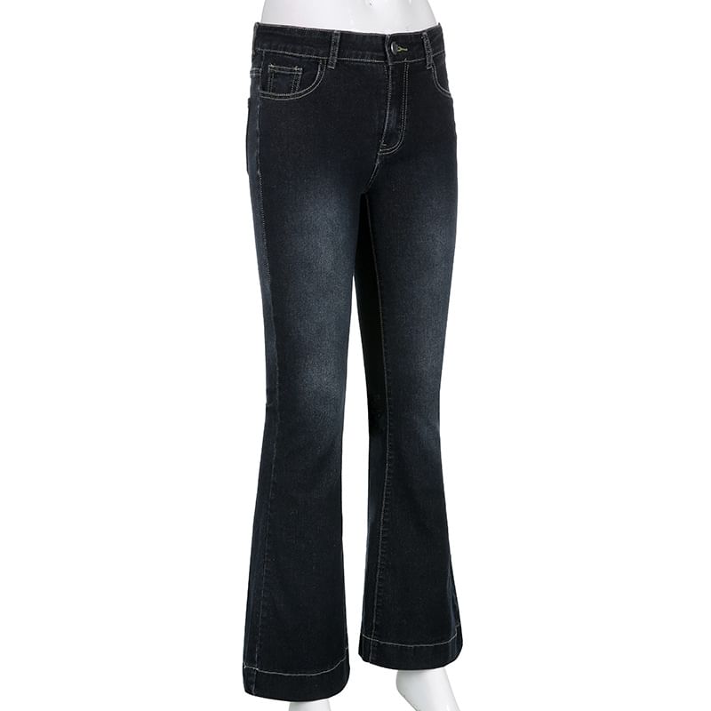 Honet - Lage taille bootcut jeans