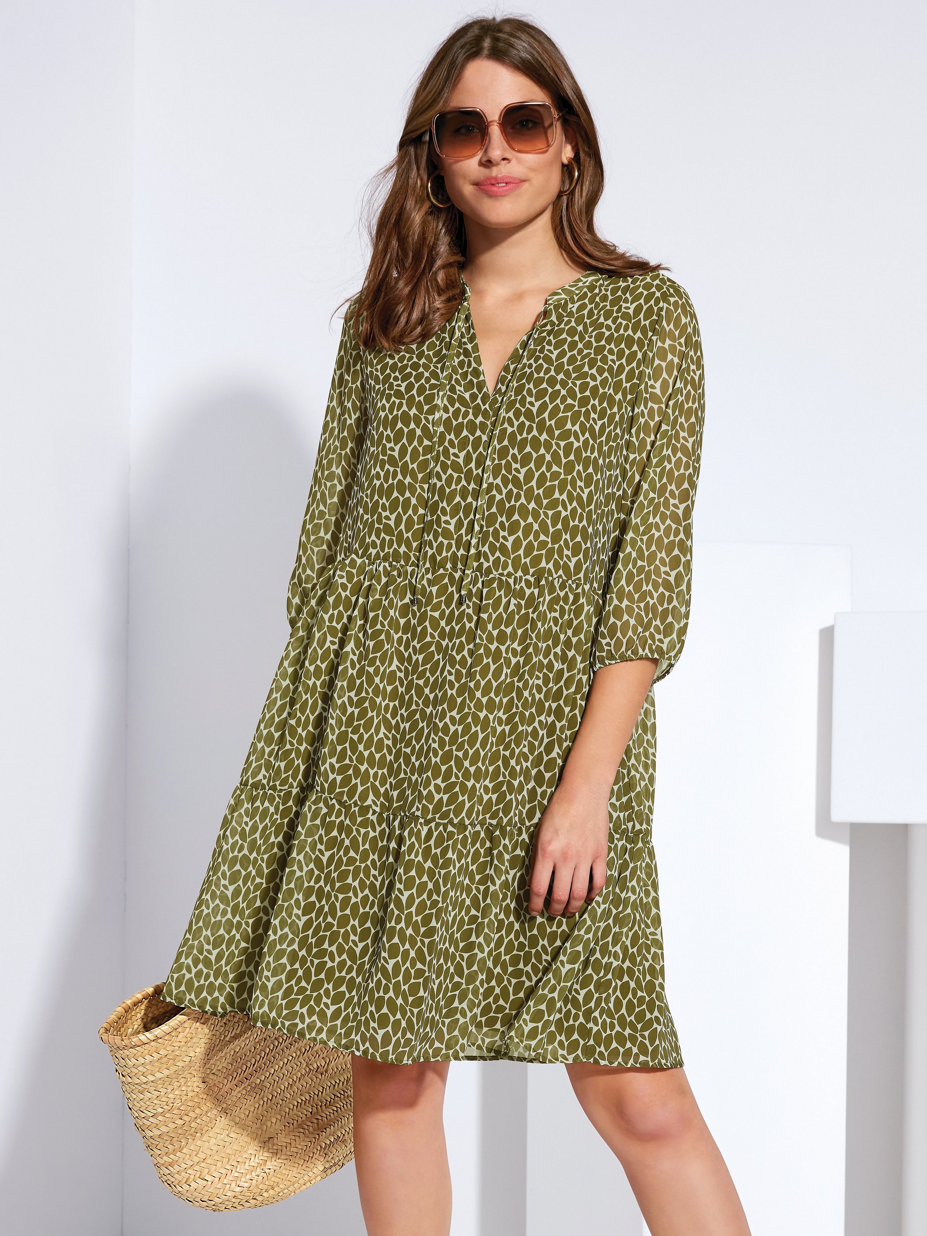 Kleid mit 3/4-Arm