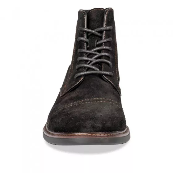 Bottines NOIR DENIM SIDE CUIR