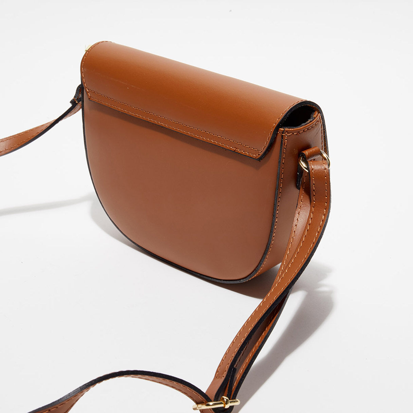 Christian Laurier Sac bandoulière en Cuir Kena camel -  22x16x5.5 cm