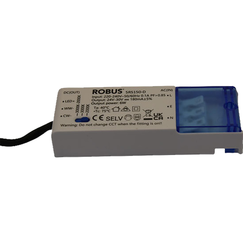 Robus Draco LED inbouwspot ring Geborsteld chroom