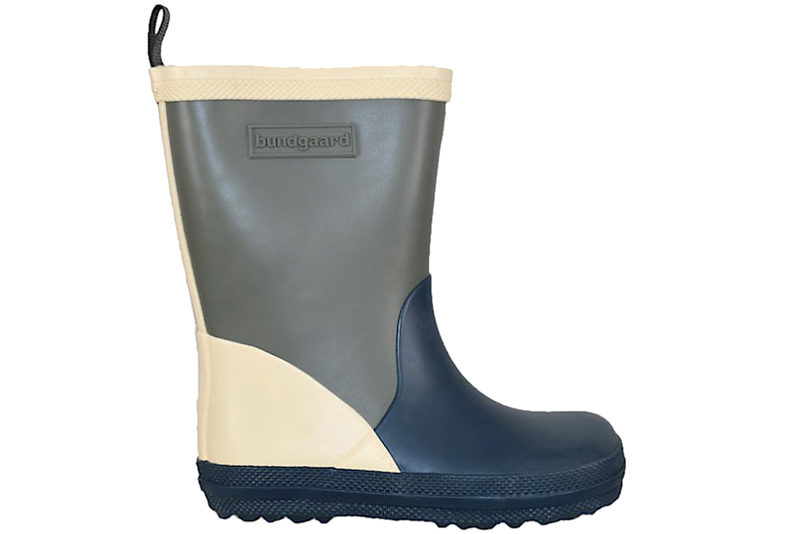 BUNDGAARD CHARLY HIGH NAVY BLUE & GREEN GUMMISTØVLE