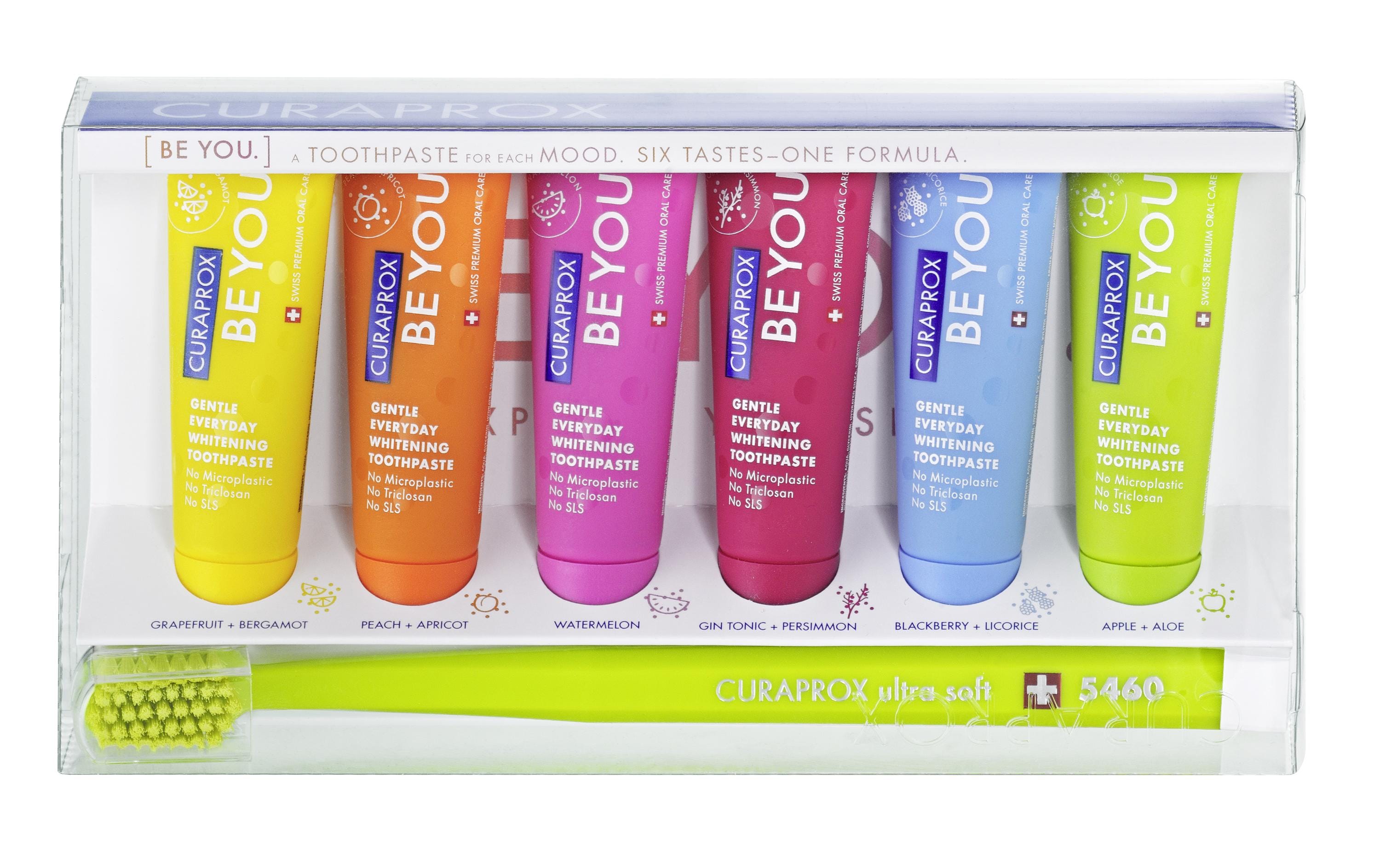 Zahnpasta Be you Six Taste Pack 60 mlSanftes Whitening mit einem Extrakick Frische