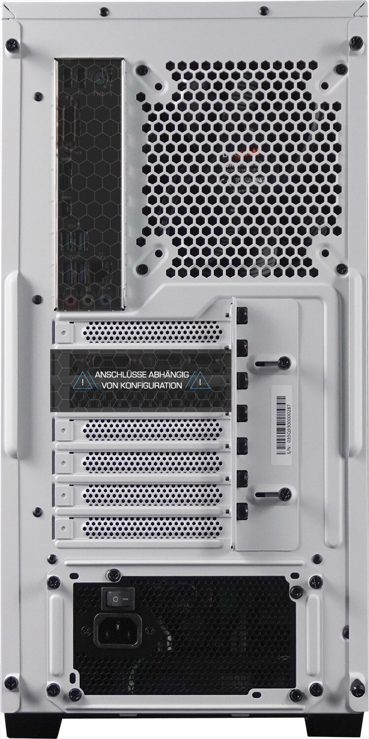 Gaming PC Silent Nighthunter AMD Ryzen 5 5500, 32GB DDR4, NVIDIA RTX 4060 8 GB, 1TB SSD, 1TB SSD, Windows 11