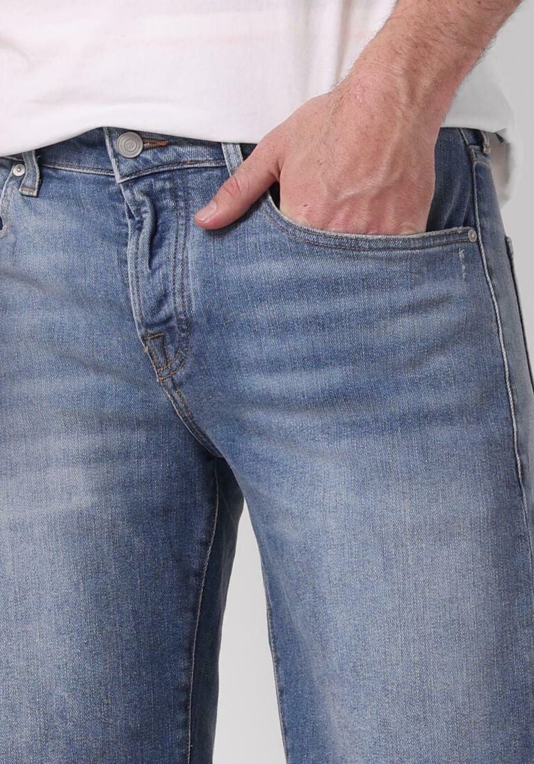 SCOTCH & SODA blauwe scotch & soda korte broek ralston regular slim short