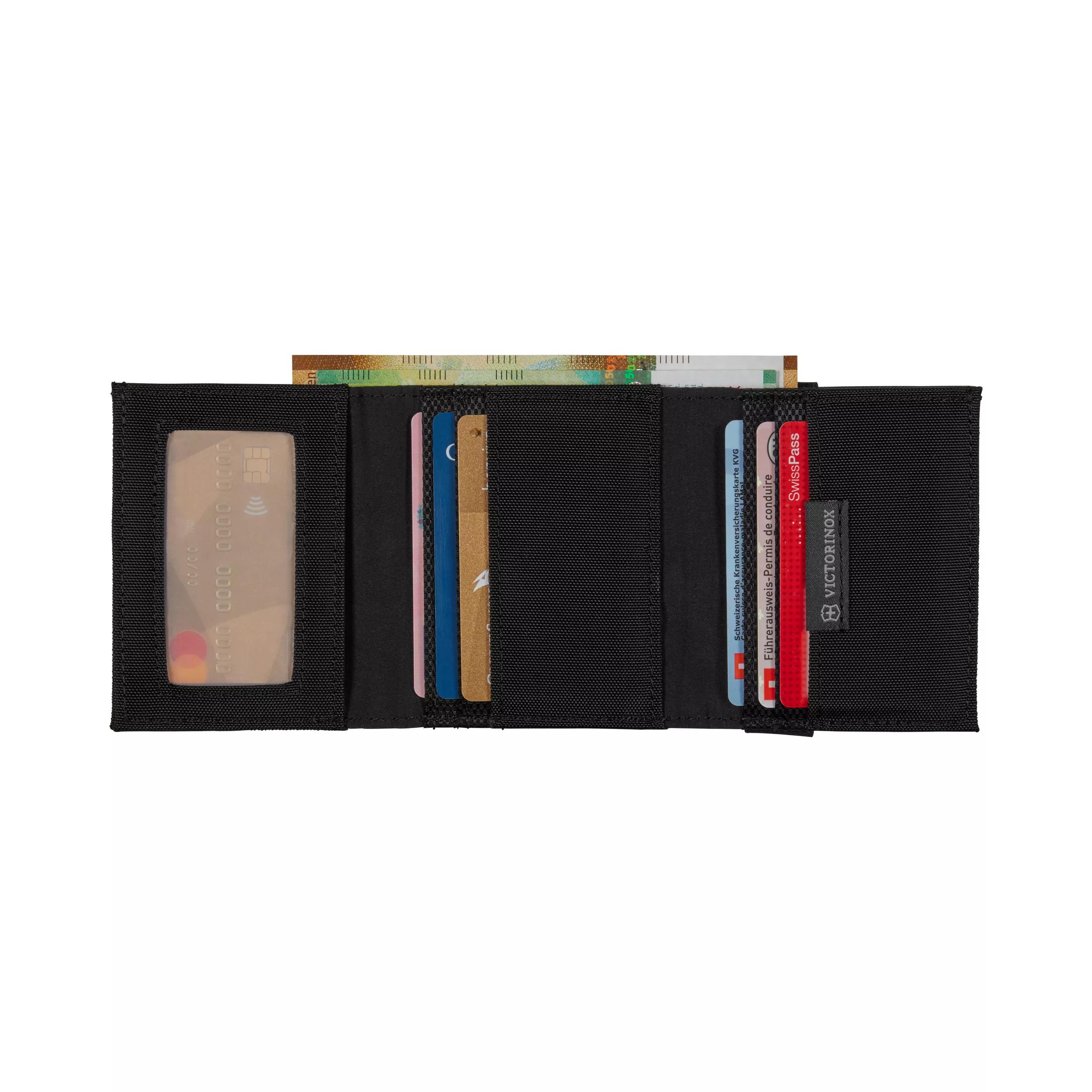 Trifold-Portemonnaie-schwarz