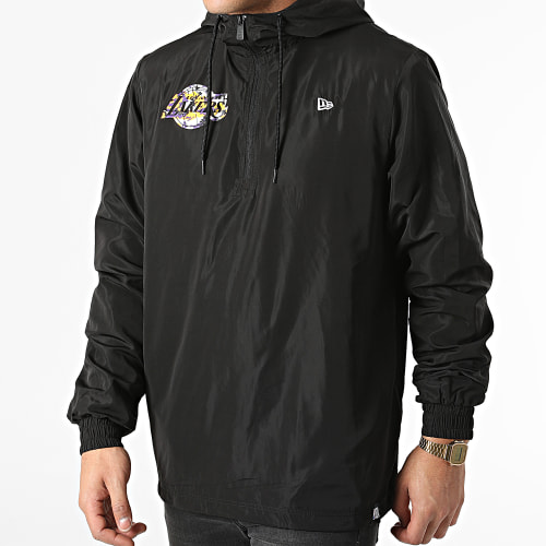 Coupe-Vent Col Zippé Seasonal Infill Print Los Angeles Lakers 12869799 Noir