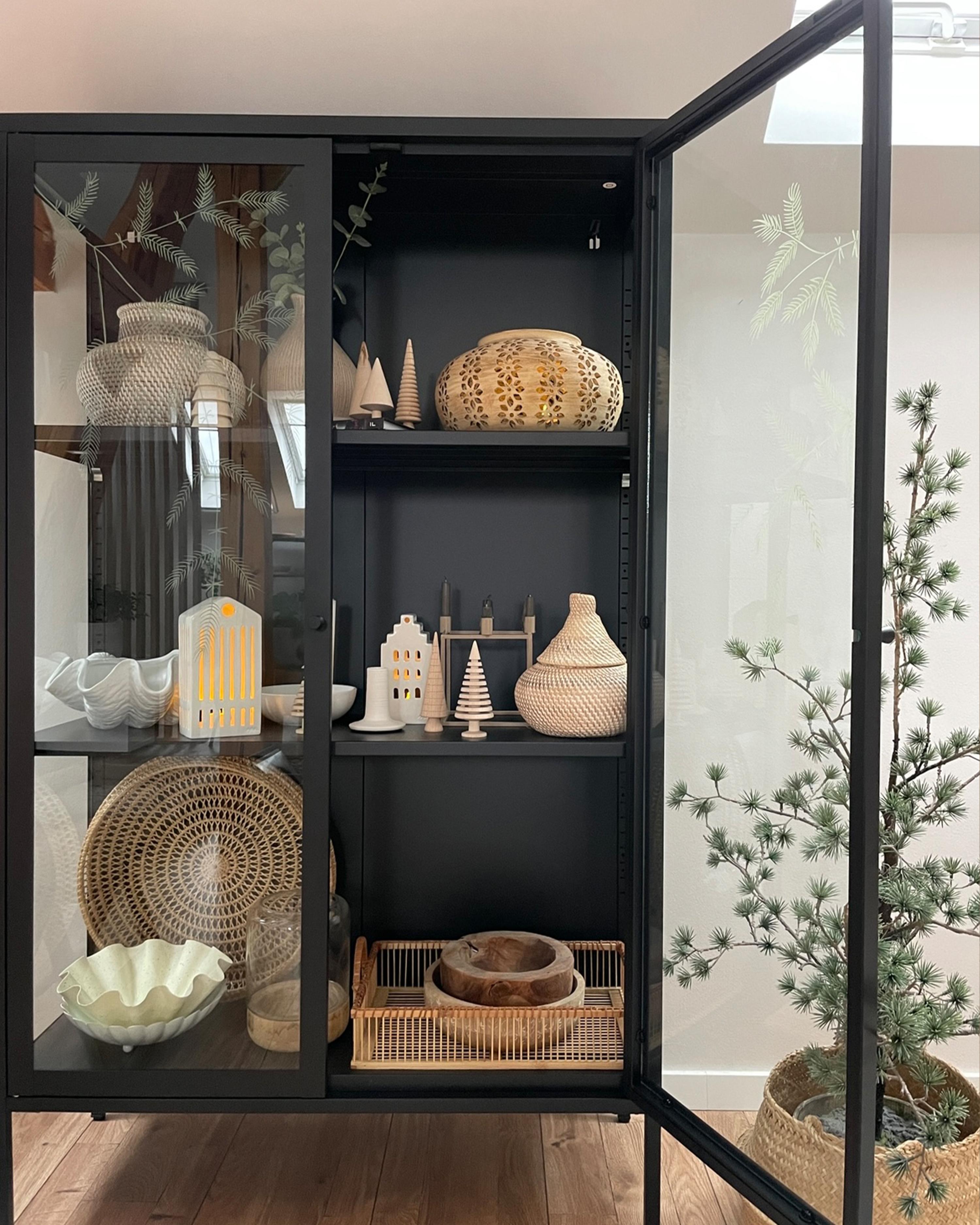 Decoratieve vaas ASAHAN Rotan 22 cm Natuurlijk