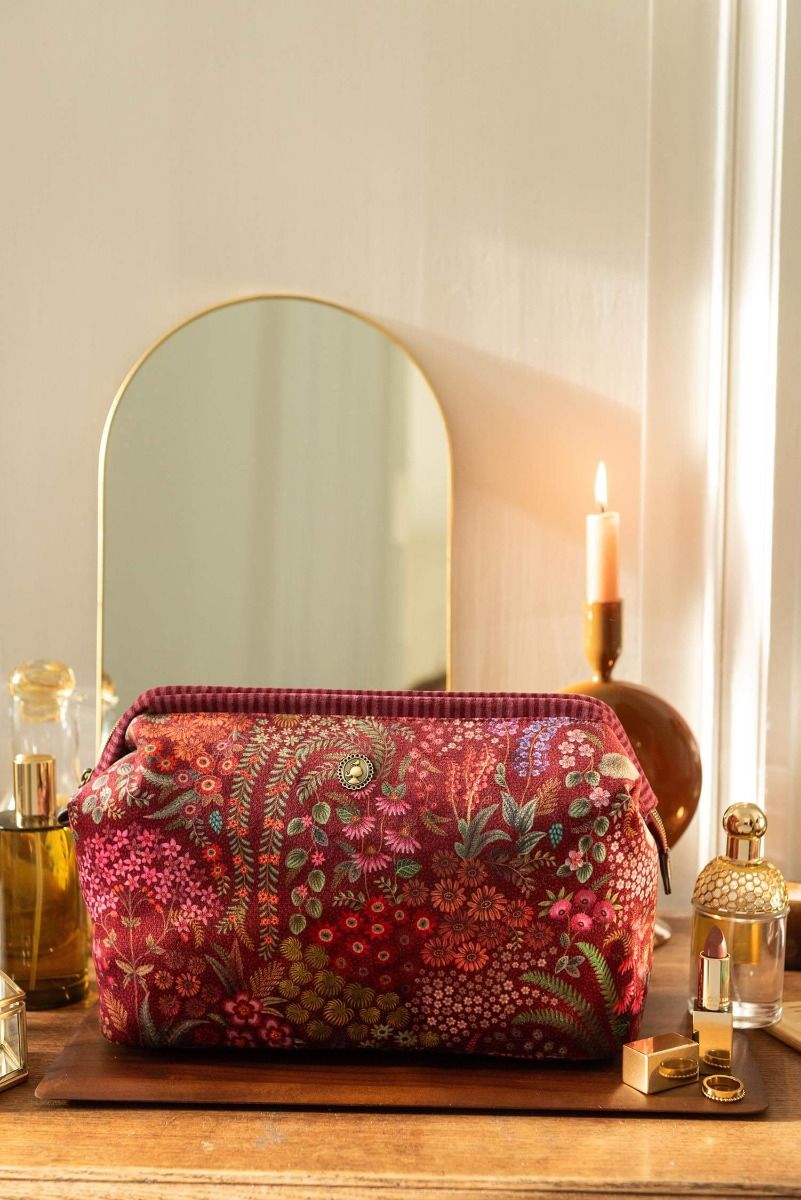 Pip Studio Toilettas Cooper Extra Large Querida Velvet Red