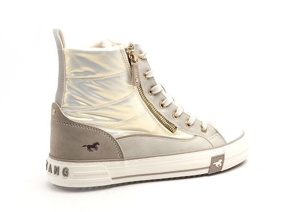 Mustang boots bottine plates femme 1410603 beige