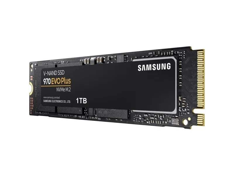 Samsung 970 EVO Plus MZ-V7S1T0BW - SSD - krypteret - 1 TB - intern - M.2 2280 - PCIe 3.0 x4 (NVMe) - buffer: 1 GB - 256-bit AES - TCG Opal Encryption