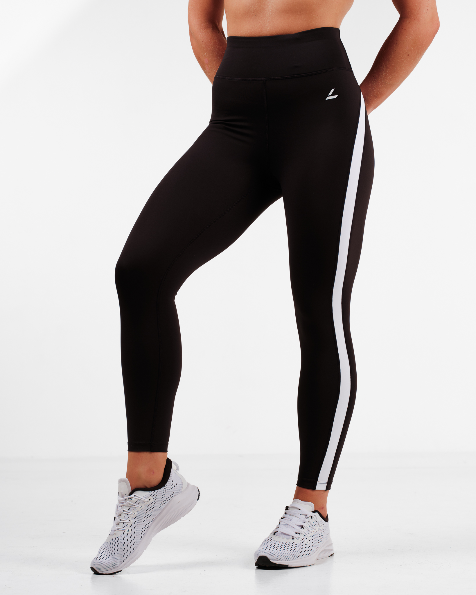 LEVITY Division Panel Tights Black