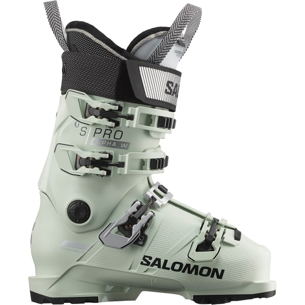 Chaussure de ski SALOMON S/PRO ALPHA 100 W WHITE MOSS/SILVER/BLACK