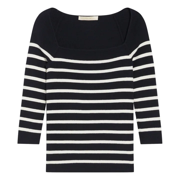 Vanessa Bruno Pull Carla Laine Mérinos | Bleu marine