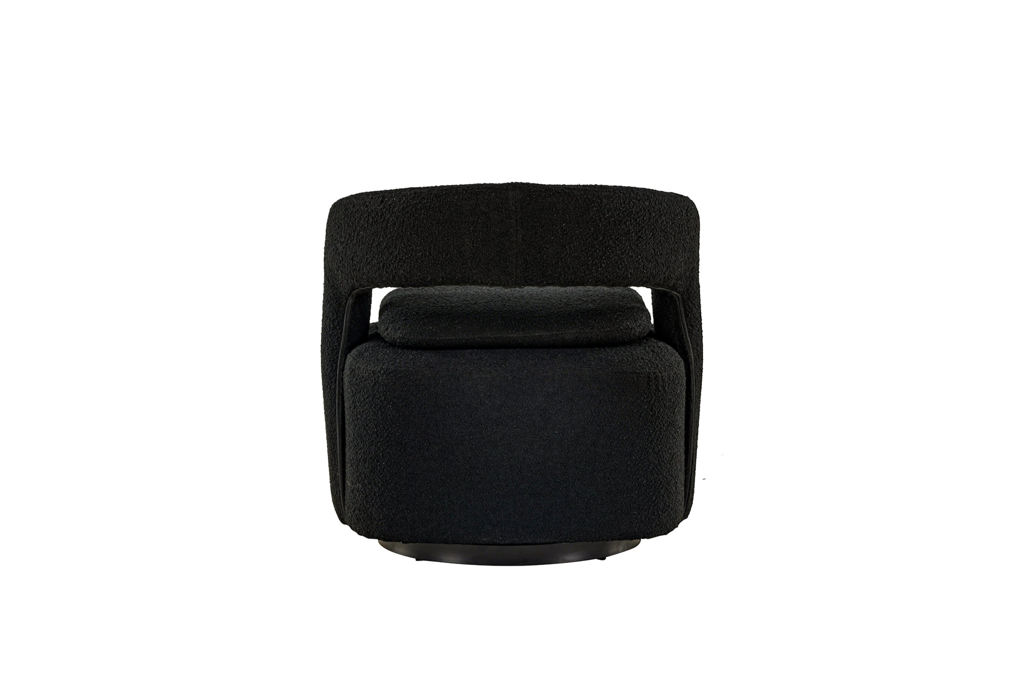 Akando Fauteuil - Zwart bouclé