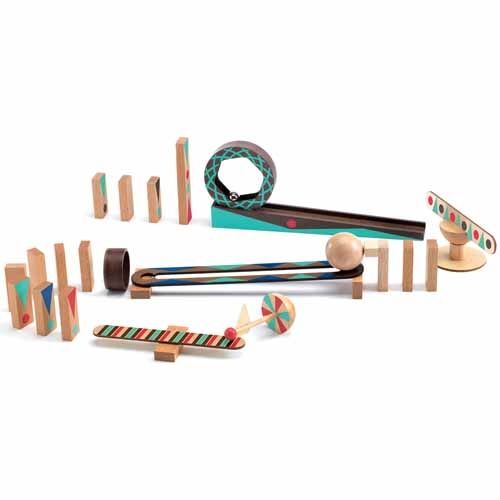 Djeco kettingreactiespel zig & go - 28st
