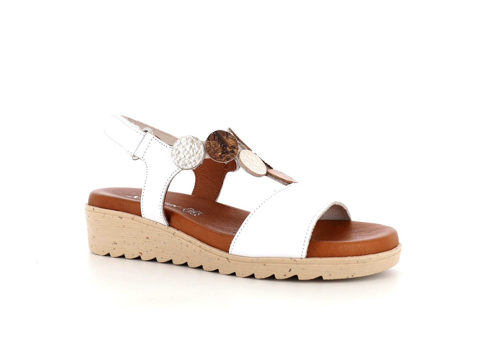 Xapatan-BUPASTO - 1676 Cuir Multi Blanc