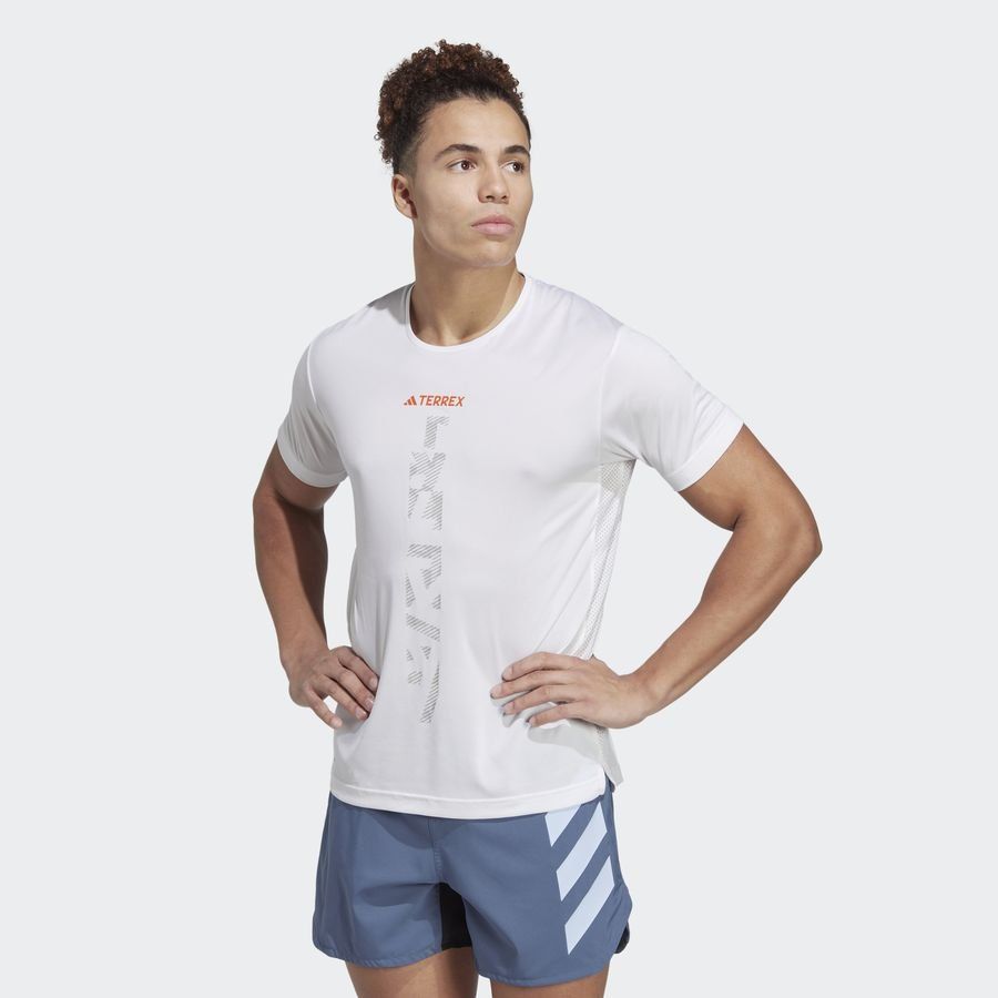 adidas T-shirt Running Terrex Agravic Trail - Blanc