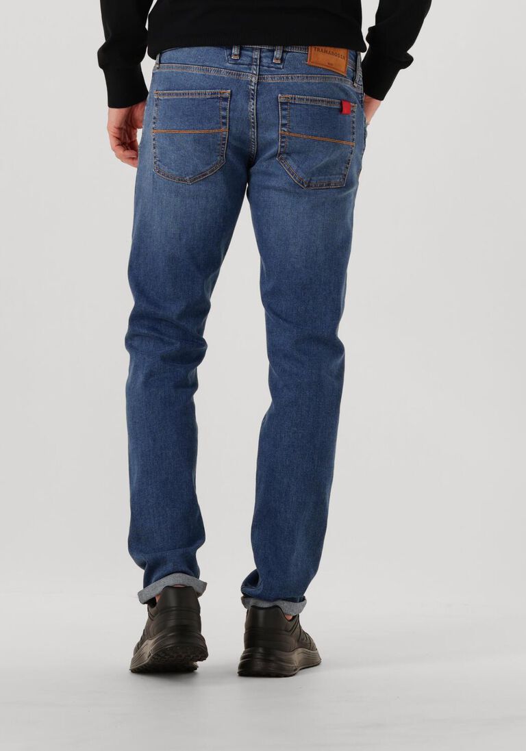 blauwe tramarossa slim fit jeans michelangelo