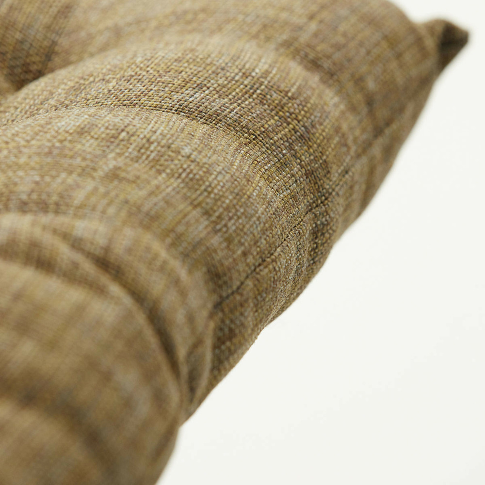Coussin pour fauteuil avec garnissage fine camel