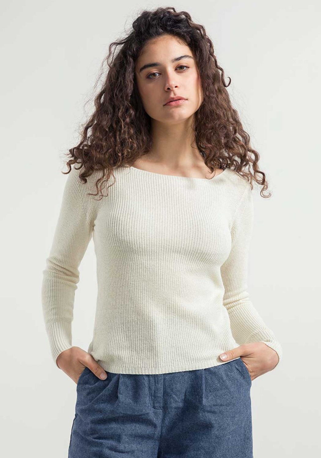 Rifo Pullover Giselle White Grezzo