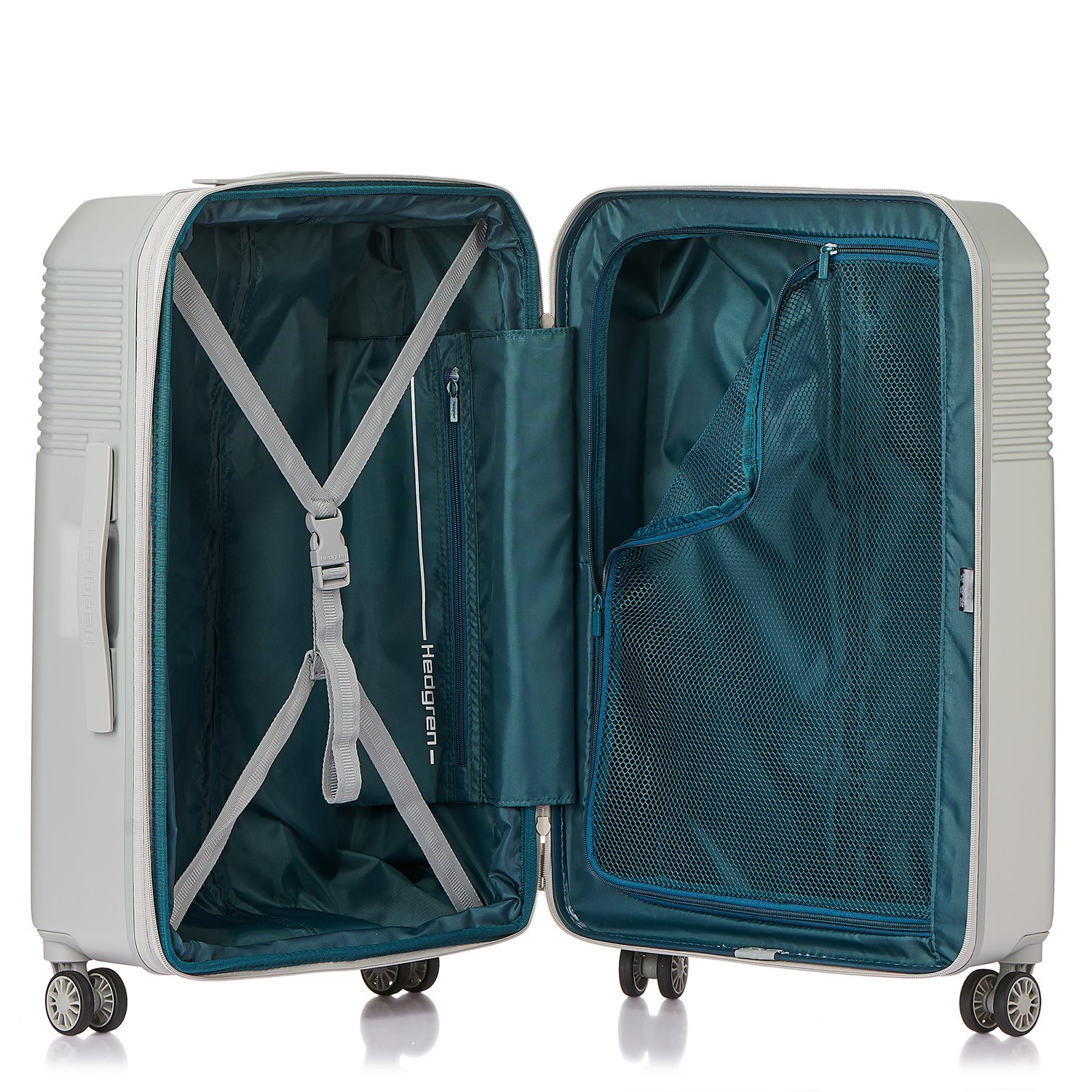 Hedgren Lineo Stripe 67 Expandable silver
