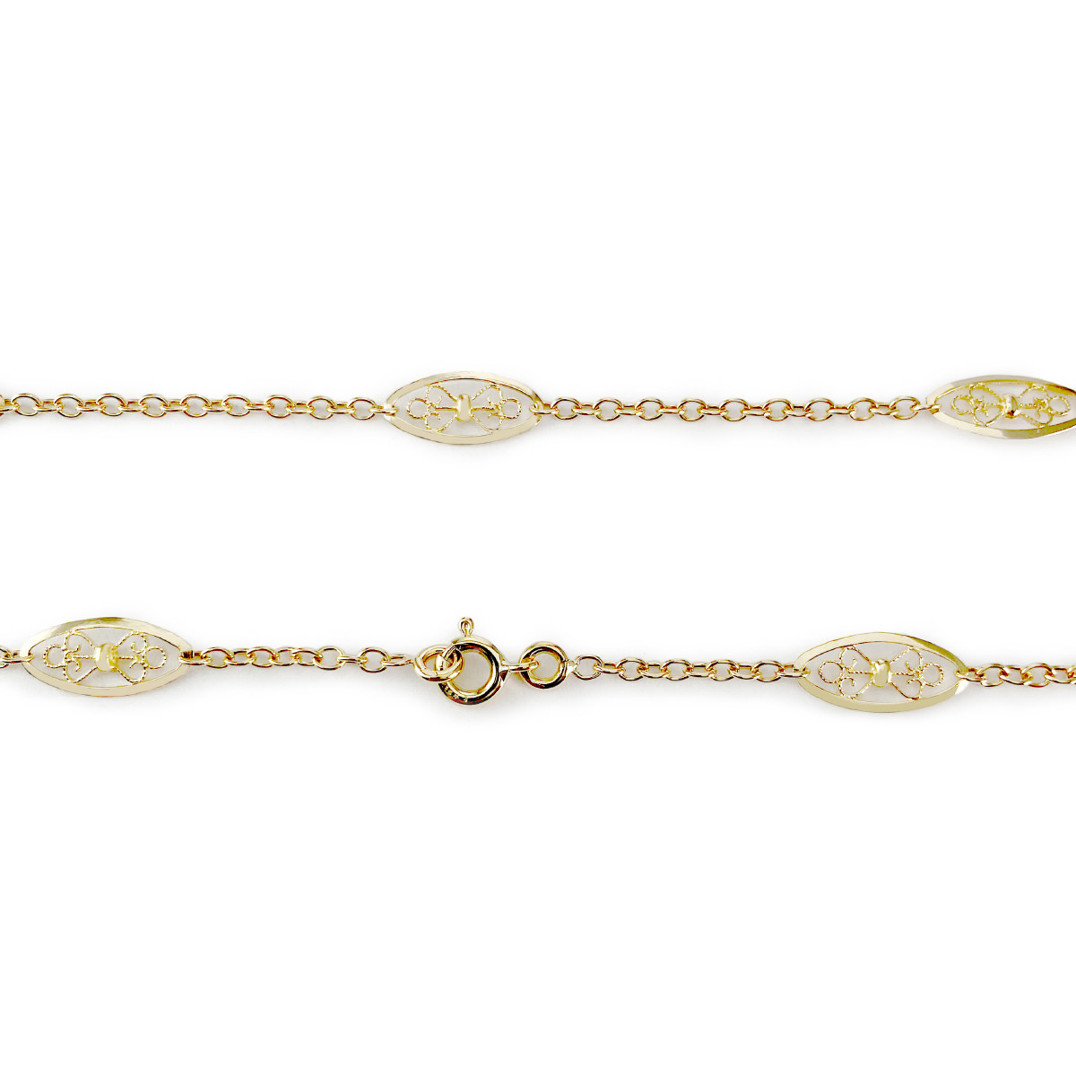 Collier d'occasion or 750 jaune 60.5 cm