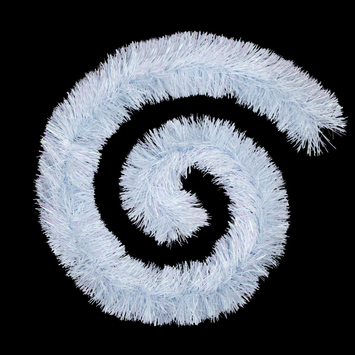 GUIRLANDE DE NOEL BOA 150X8X2M BLANC