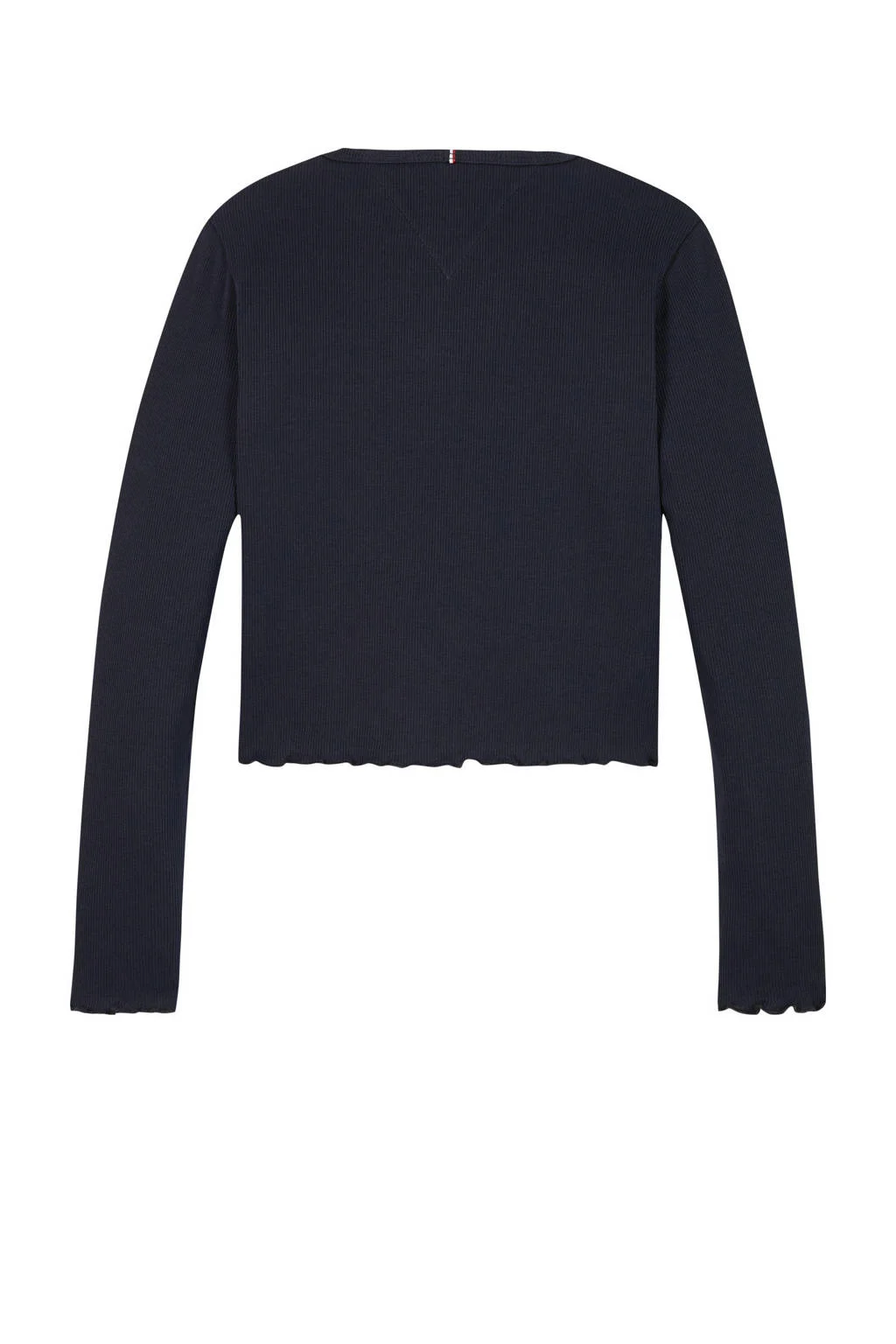 Tommy Hilfiger longsleeve ESSENTIAL RIB donkerblauw