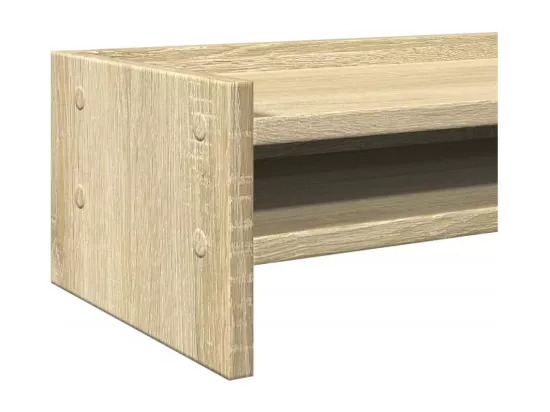 Support de moniteur chêne sonoma 42x24x16 cm bois d'ingénierie