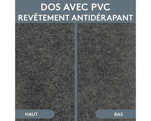 BBQ vloerbeschermingsmat antraciet effen 100x120 cm