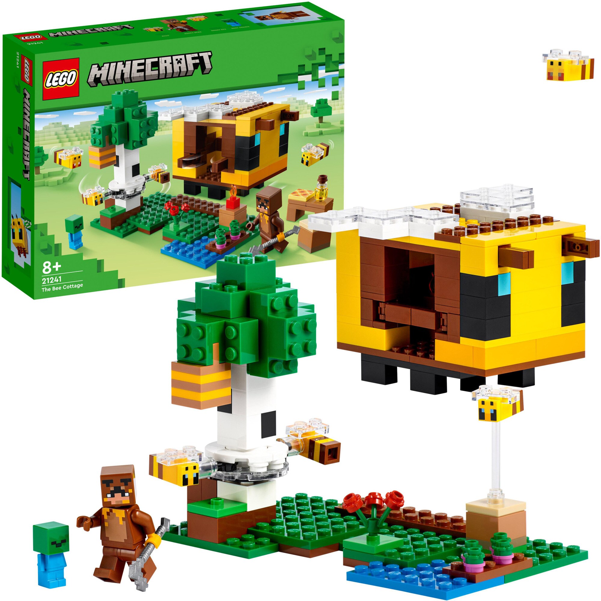 LEGO Konstruktionsspielzeug Minecraft Das Bienenhäuschen