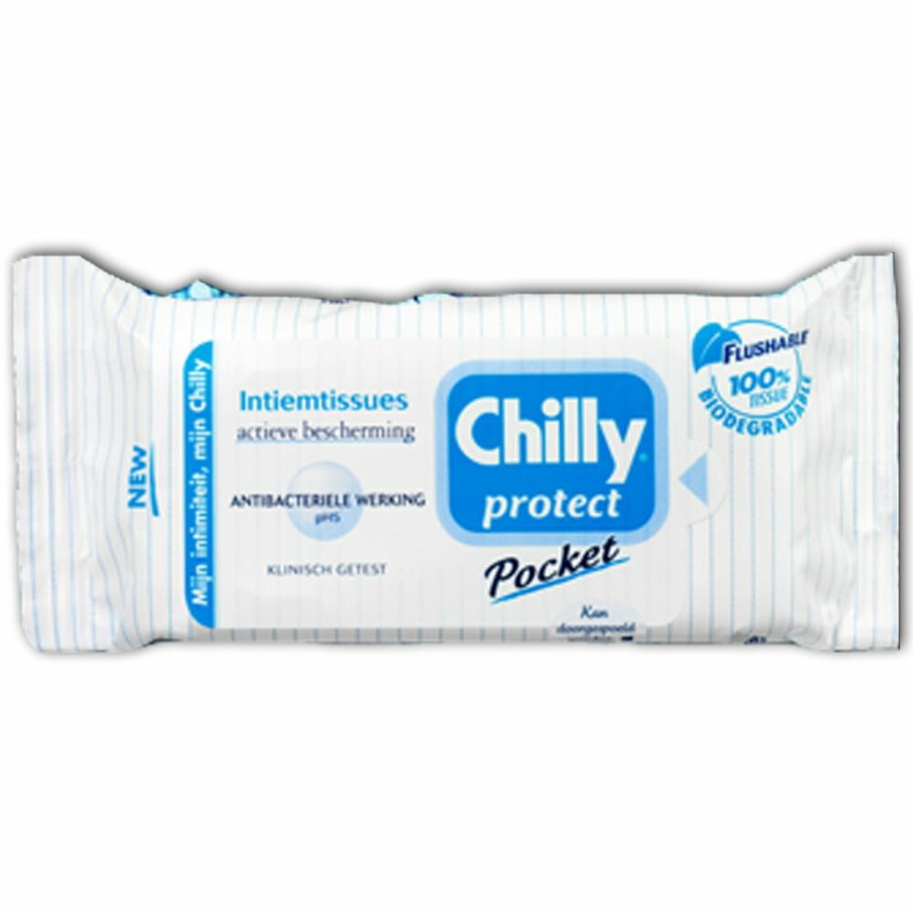 Chilly Pocket Intiemtissues Doekjes Protect12 stuks