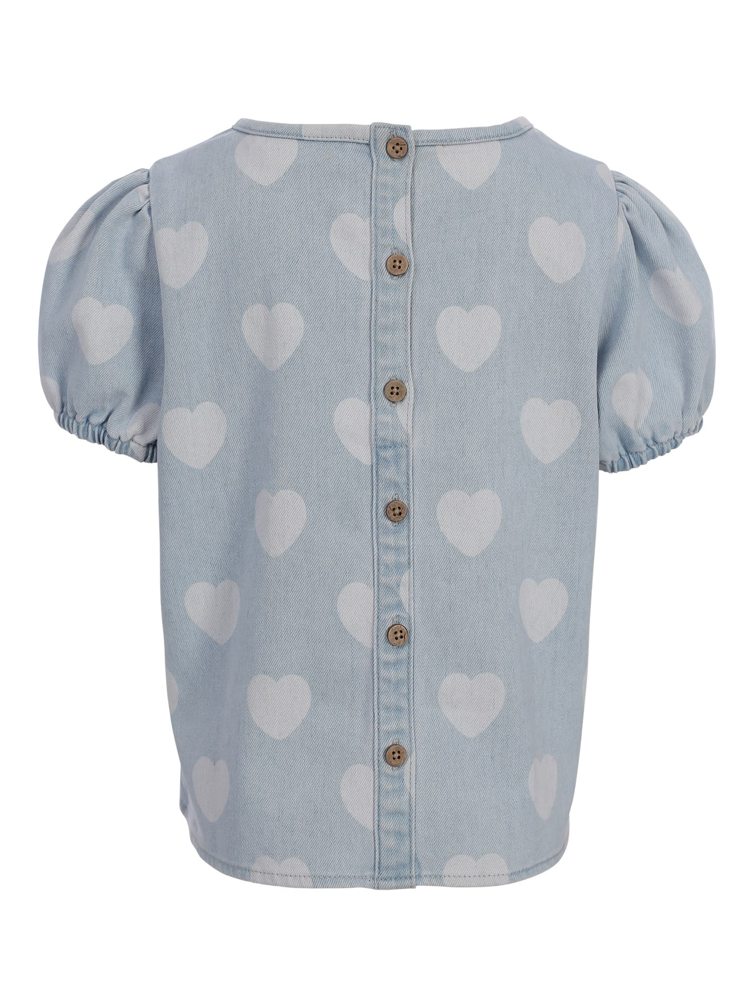 Looxs Looxs little heart denim top heart denim