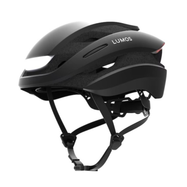 (Gr. M/L) Ultra Verstellbarer Fahrrad Helm Velo Kopf Schutz mit Front- und Rücklicht / Blinkerfunktion - Schwarz