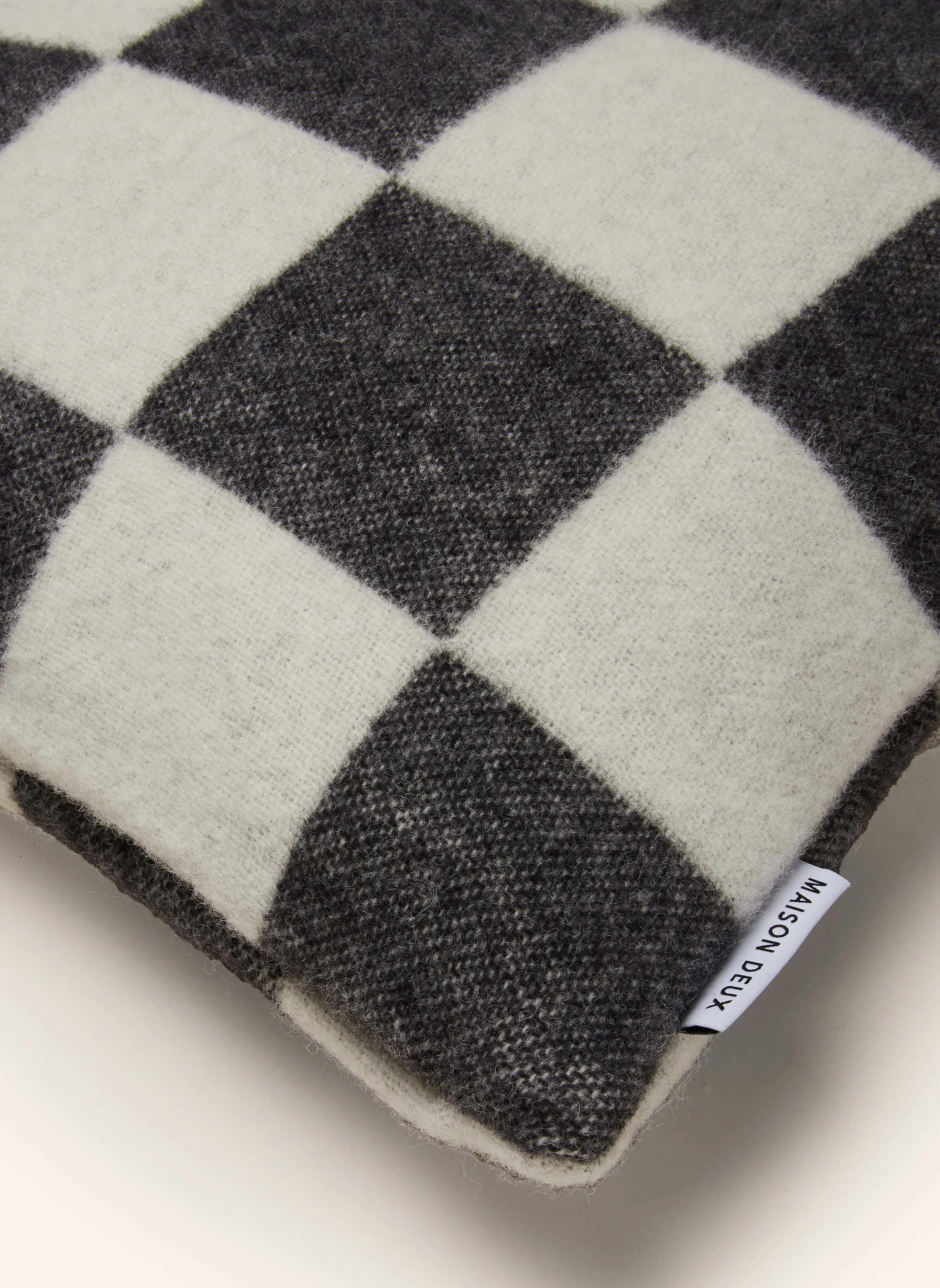 MAISON DEUX Dekokissenhülle CHECKERBOARD