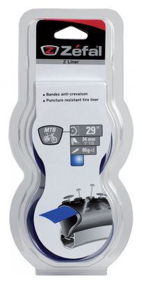 ZEFAL Bande Anti-Crevaison Z LINER 34mm Bleu 29'