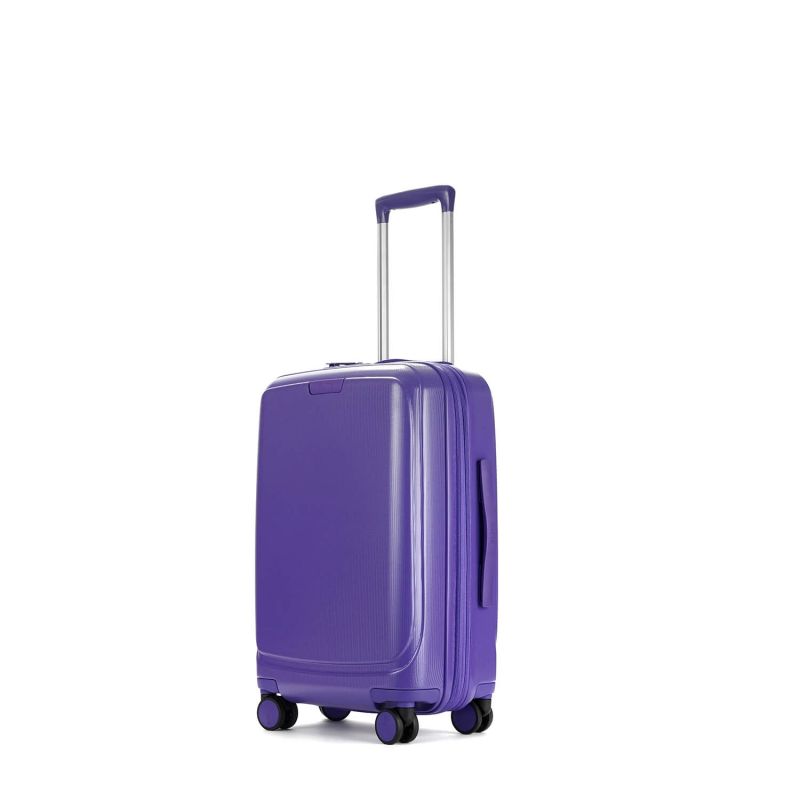 Valise cabine rigide Pure bright Extensible 55 cm Ultra violet