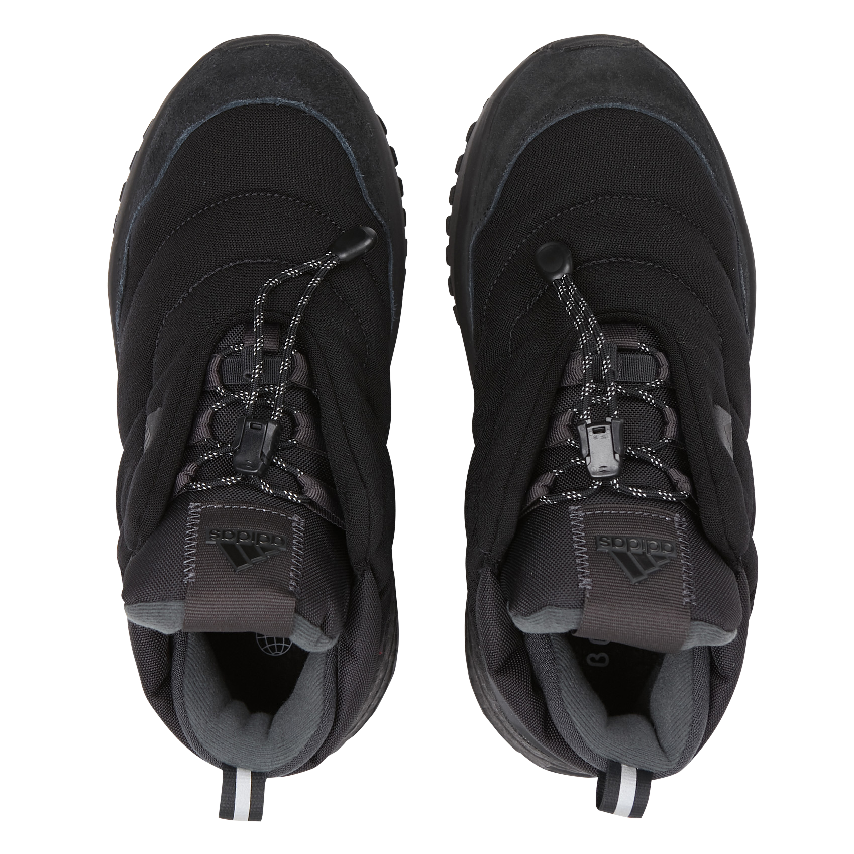 X_PLRBOOST PUFFER - Baskets montantes en cuir | Noir
