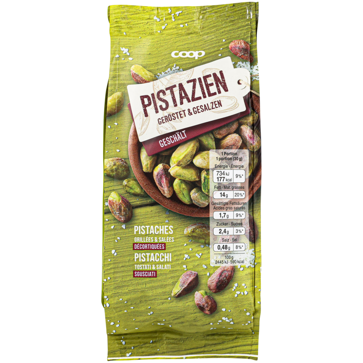 Pistazien geschält+gesalzen