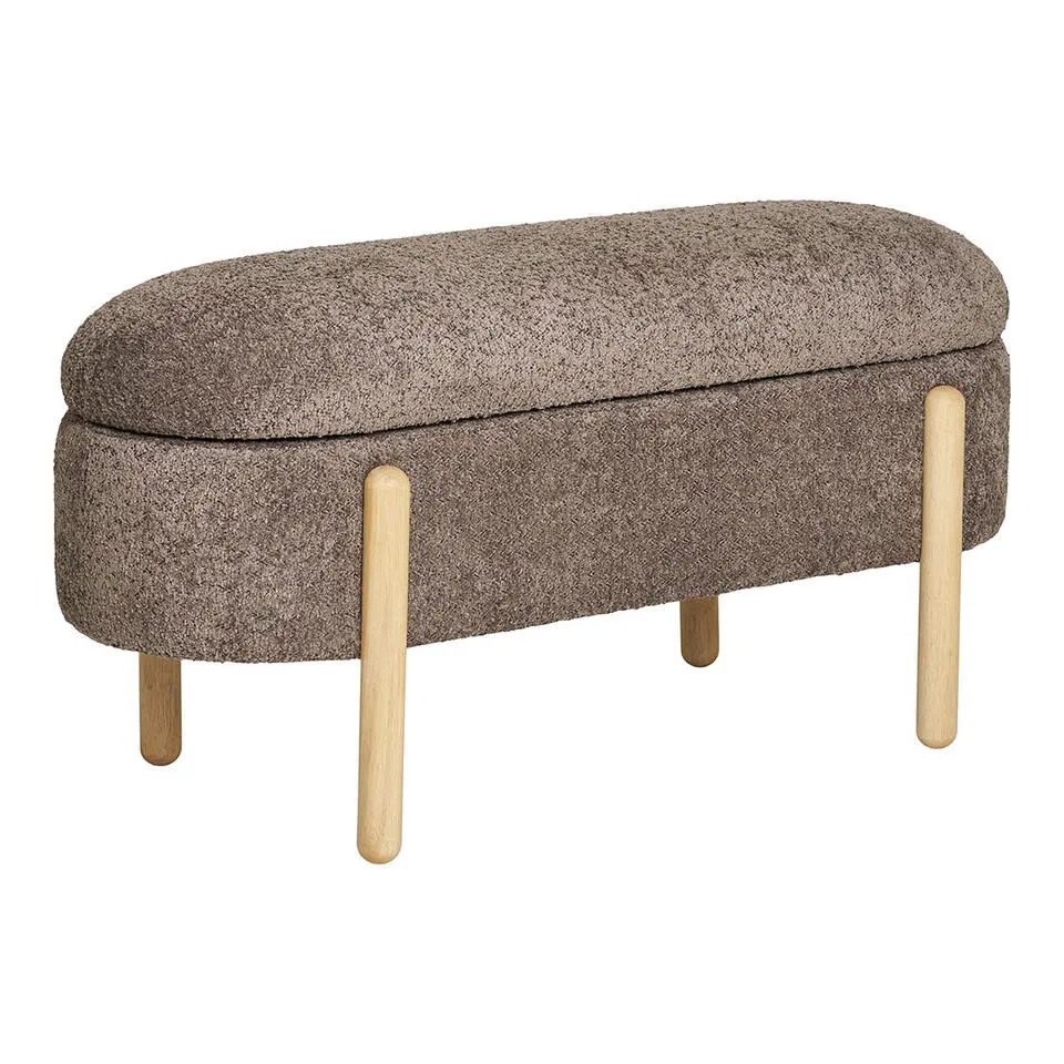 Hioshop Branca bank Met opberging bruin