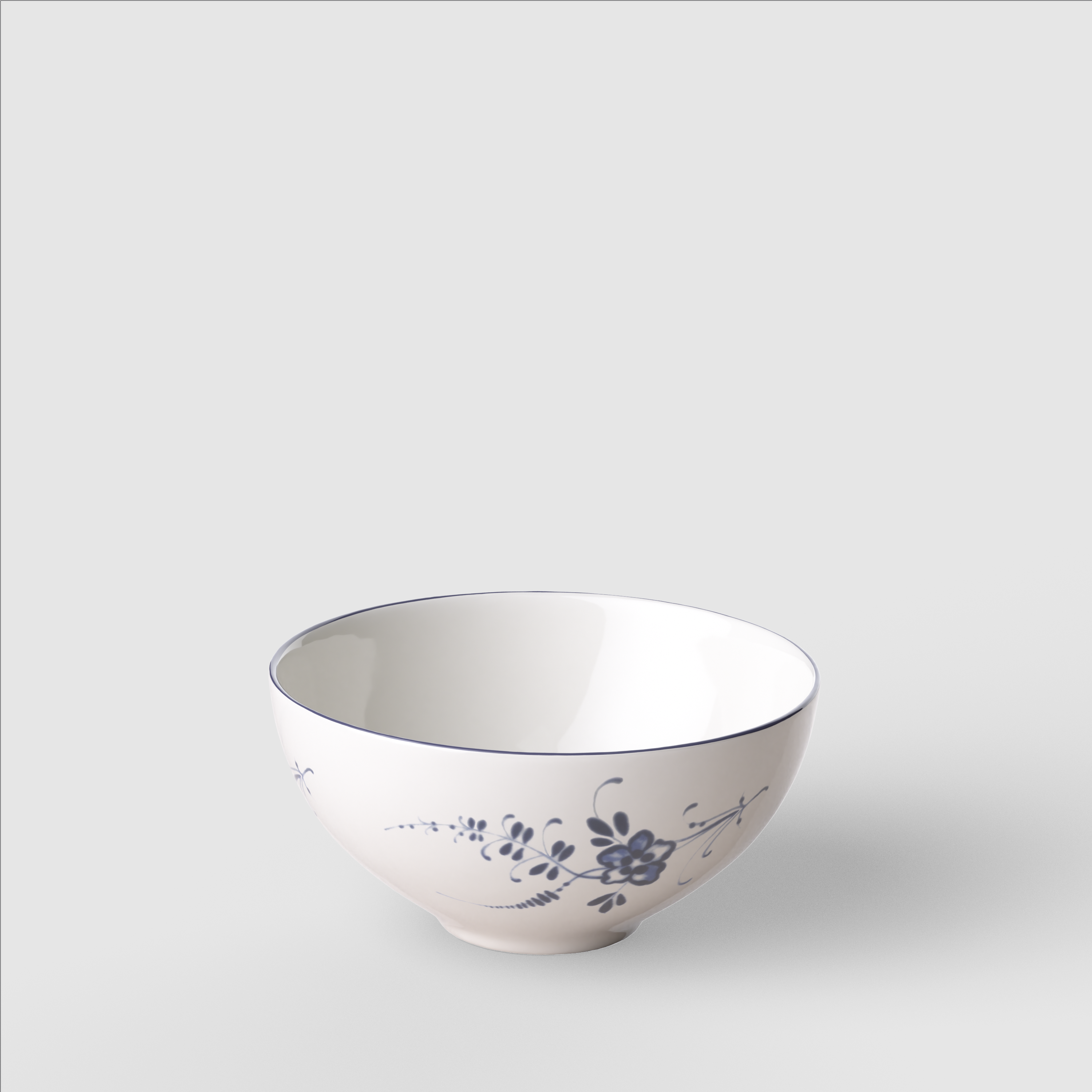 Vieux Luxembourg Dessert bowl White, 5.1 oz, Premium Porcelain