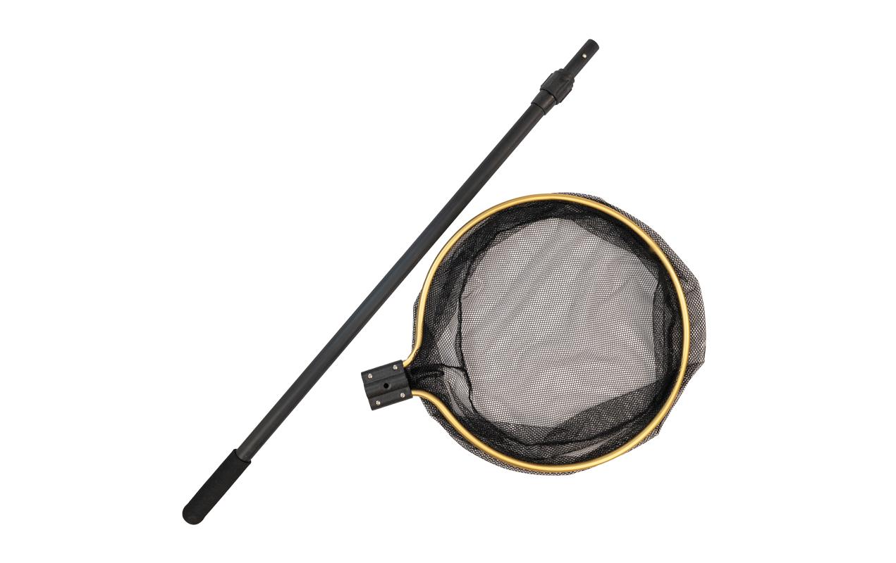 Kescher rund, Ø 40 cm, teleskopierbarRobuster und handlicher Teichkescher mit ausziehbarem Teleskopstiel