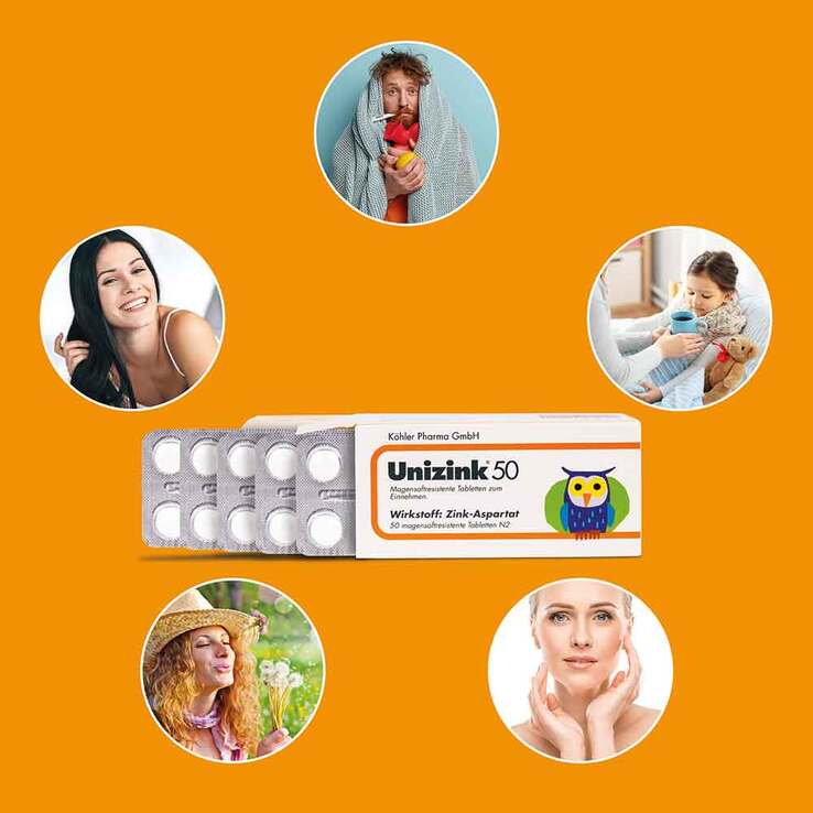 Unizink 50 Tabletten, 50 St