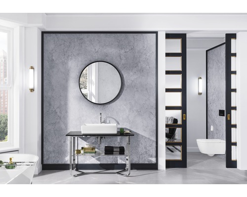 Villeroy & Boch ViClean-I 100 douchetoiletset, diepe spoeling, open rand, glanzend wit met coating, met toiletzitting V0E100R1
