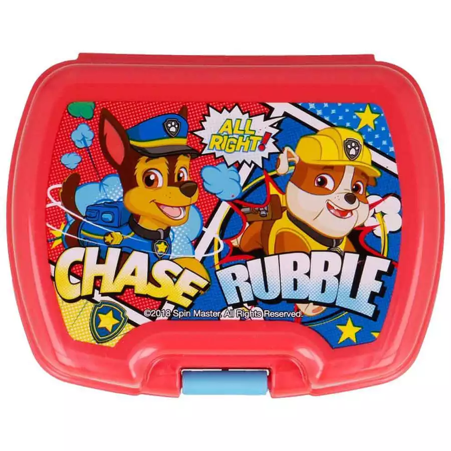 Stor Snackbox Paw Patrol Comic 10,9 x 8,5 x 4 cm rot