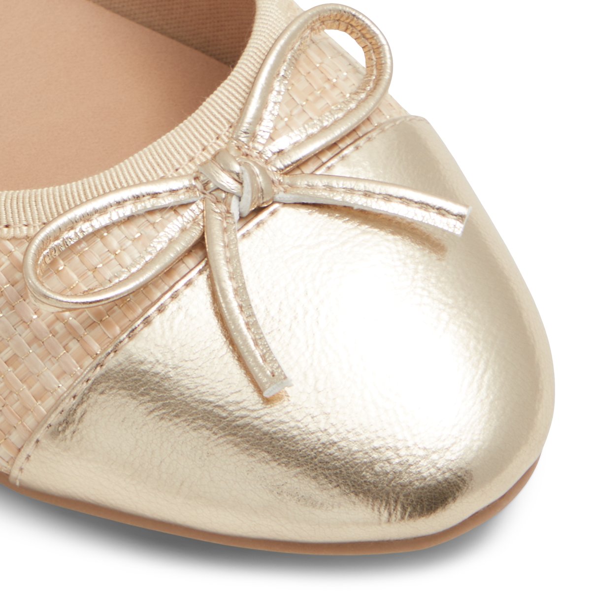 K STUDIO-Nilassi-Ballerine - Talon plat - Naturel