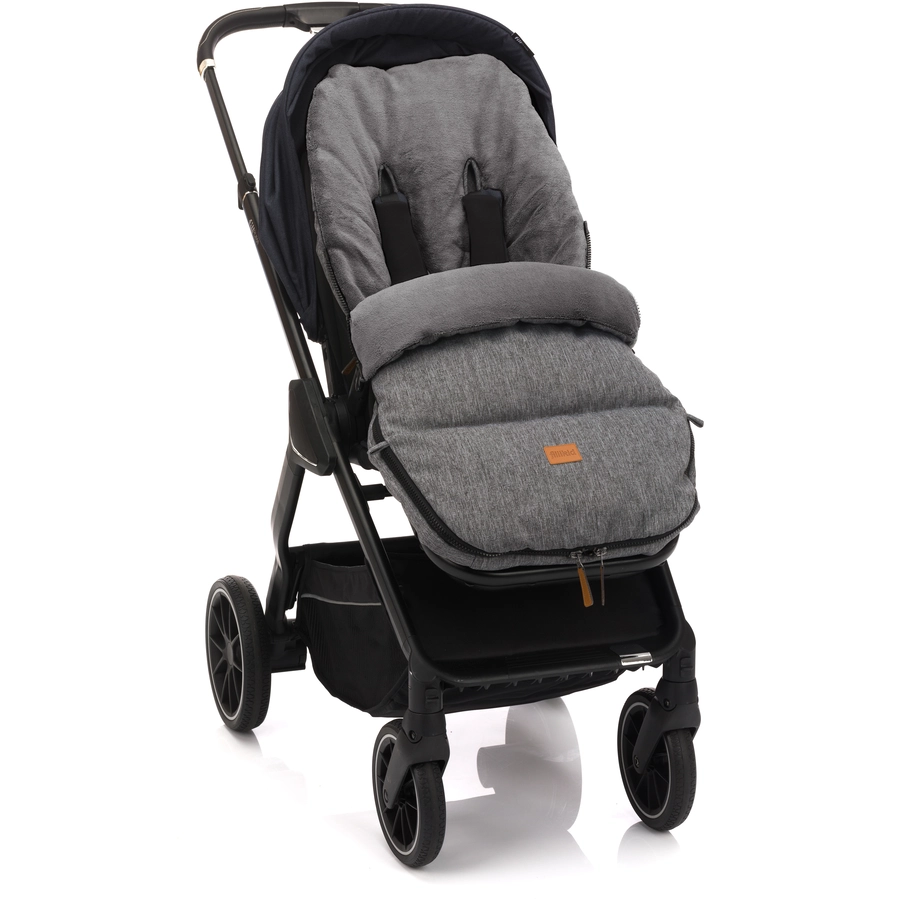 fillikid Winterfußsack Kinley Melange Hellgrau