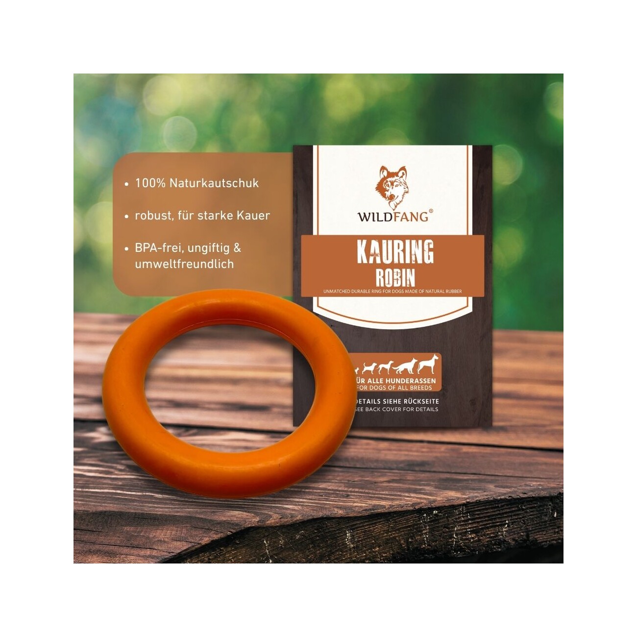 Wildfang Naturkautschuk Kauring - Kauring 